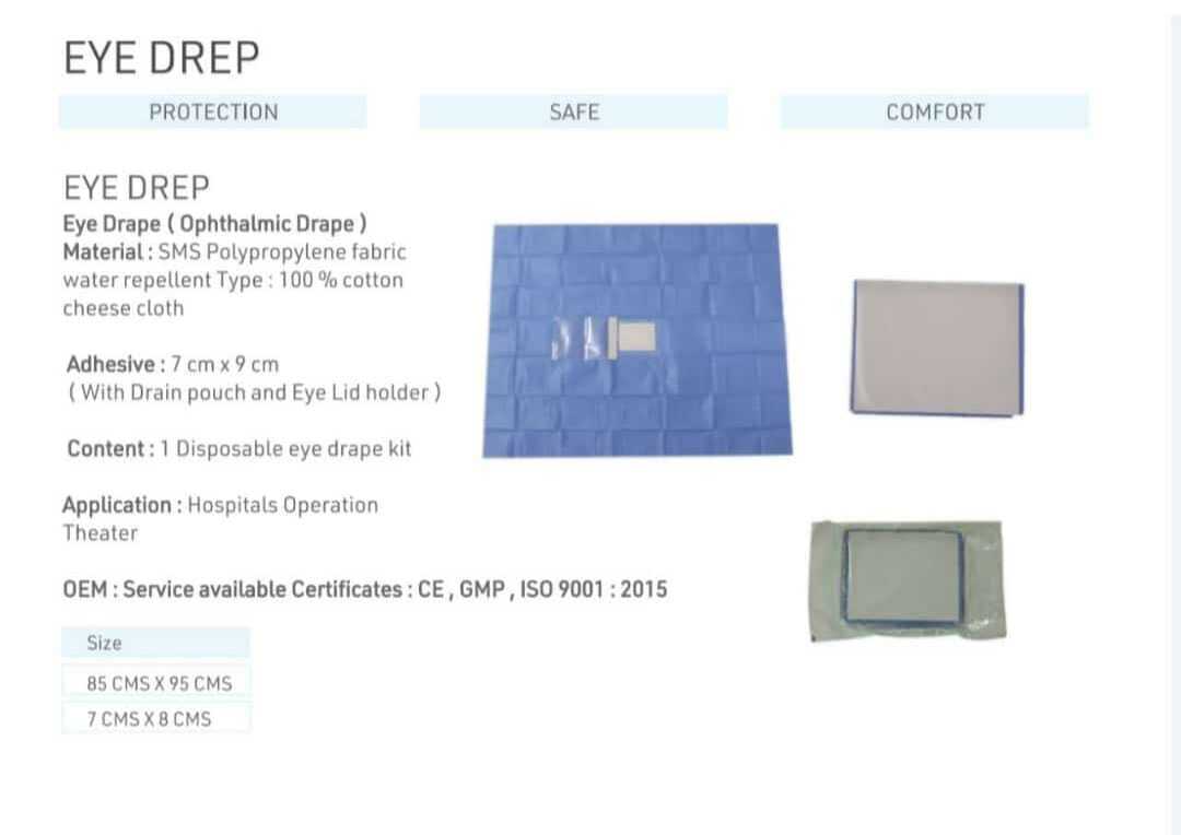 Soft Grip Eye Drape