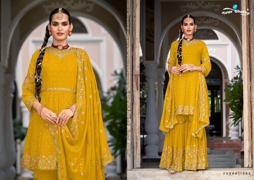 Designer Sharara Suit By Your Choice