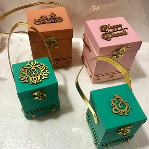 Wood Modern Mfd Boxes