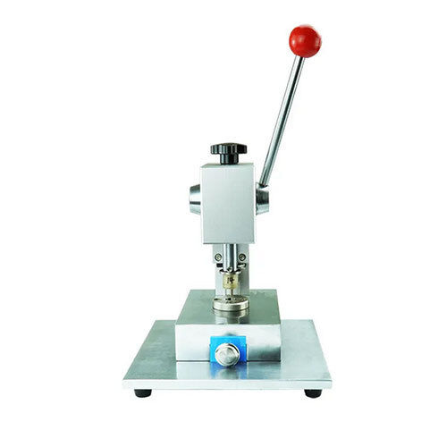 Manual Coin Cell Disc Cutter Disk Cutting Machine For Button Cell Battery Electrode Or Separator Lab Research