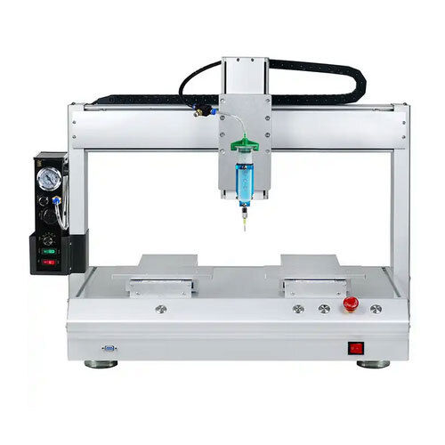 White Automatic Ab Glue Dispensing Machine