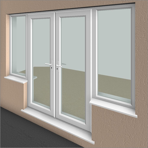 White Upvc Door