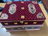 Quran Box - 13x10 Dimensions, Pink Muslim Design | Elegant And Spiritual Decor Item