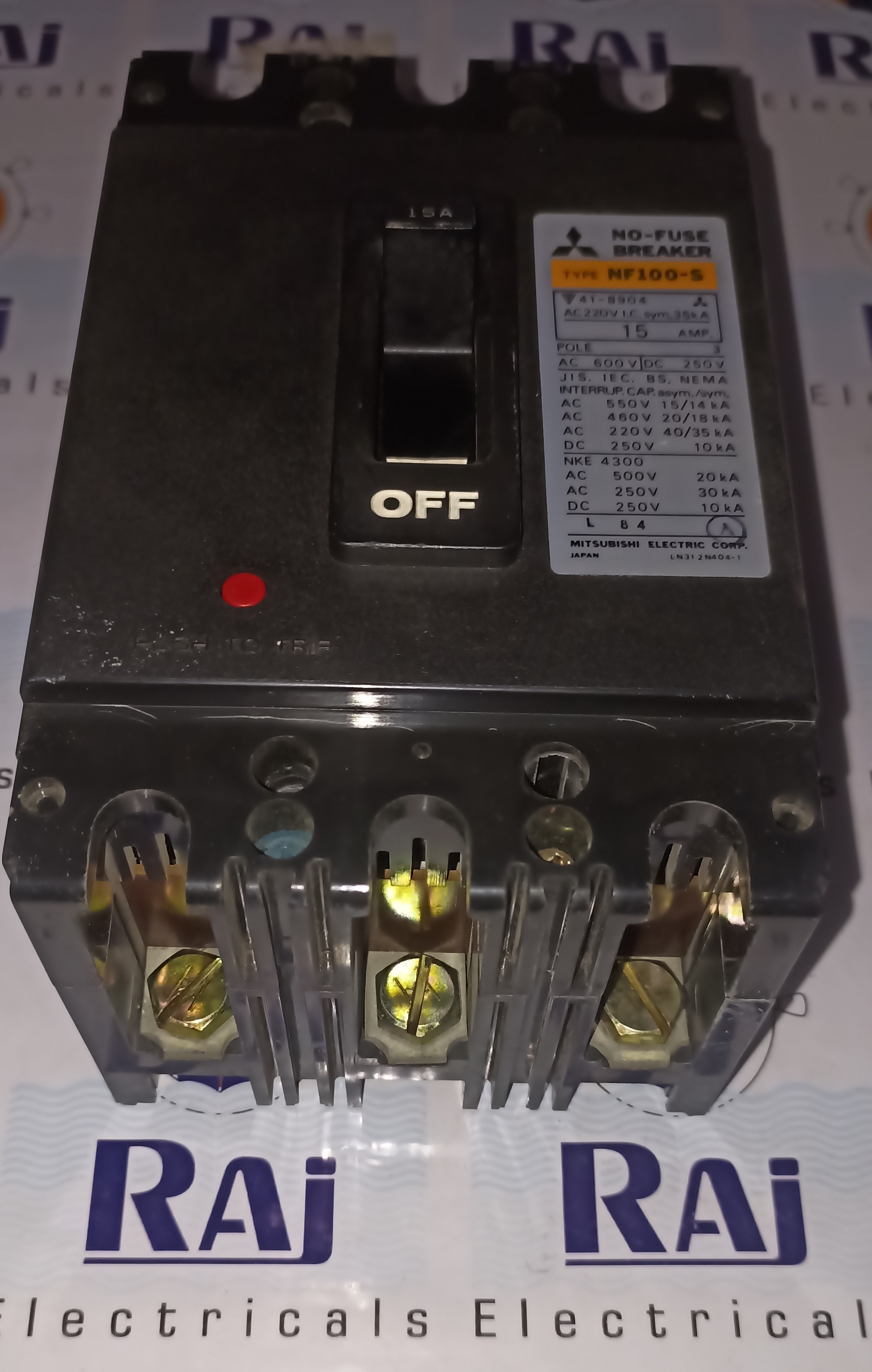 MITSUBISHI 15A 3P (NF100-S) MCCB