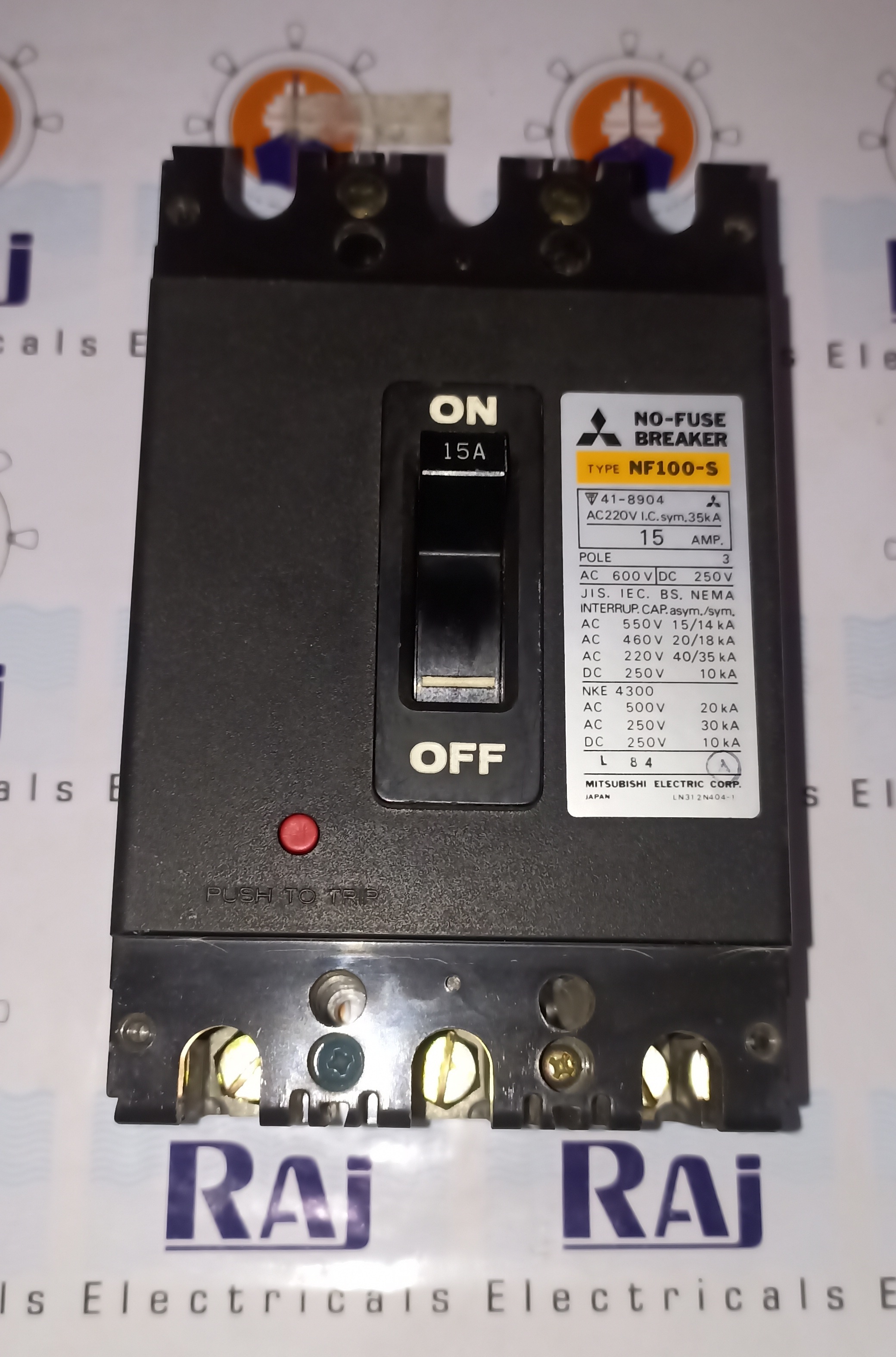 MITSUBISHI 15A 3P (NF100-S) MCCB