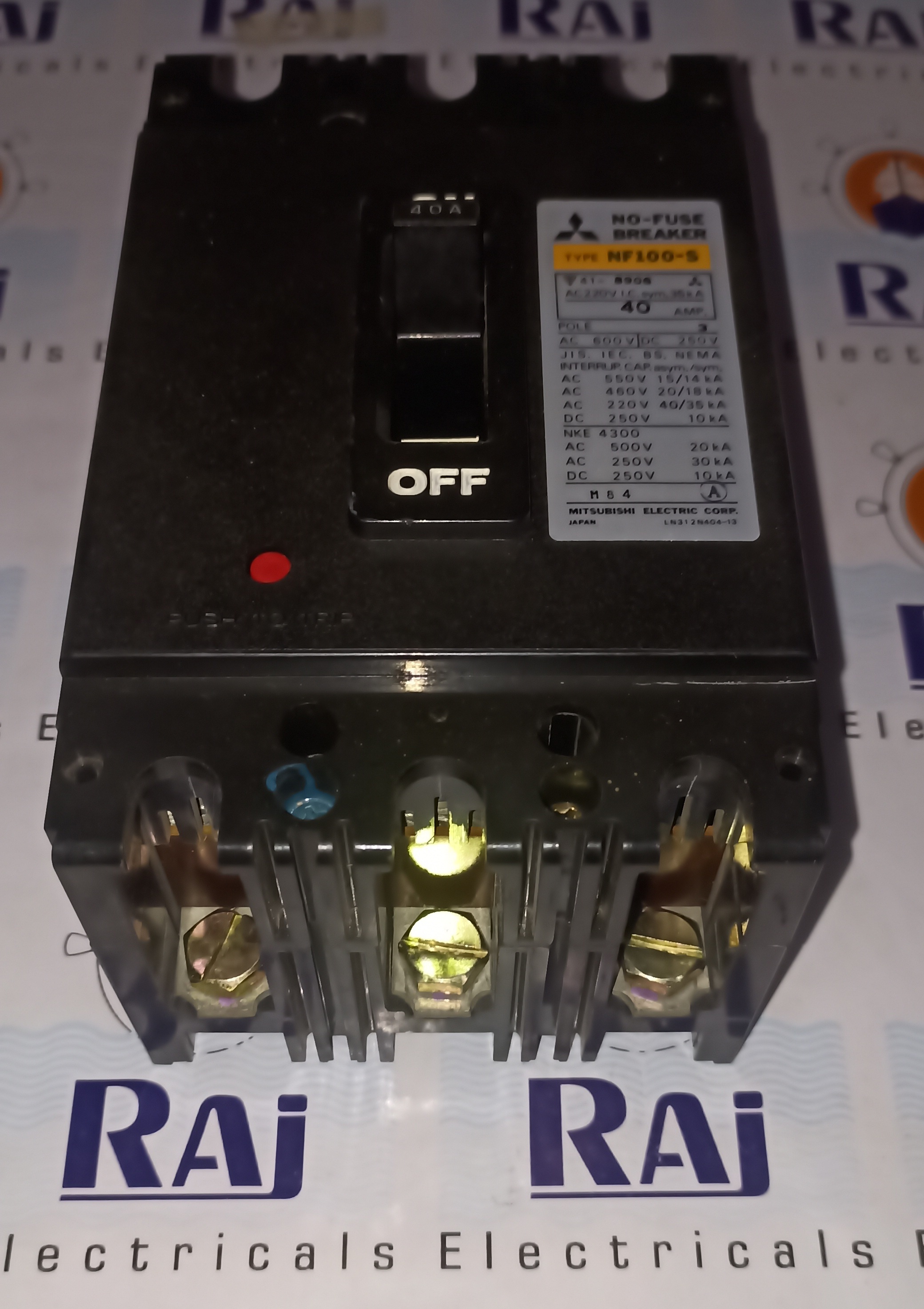 MITSUBISHI (NF100-S) 40A 3P MCCB