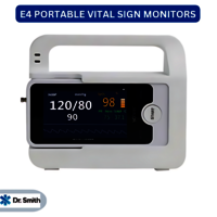 E4 Portable Vital Sign Monitors - 4 Inch Touch Screen, Ipx2 Waterproof, 155.5*73.5*29mm, Dual Charging Modes, Multiple Function Combinations
