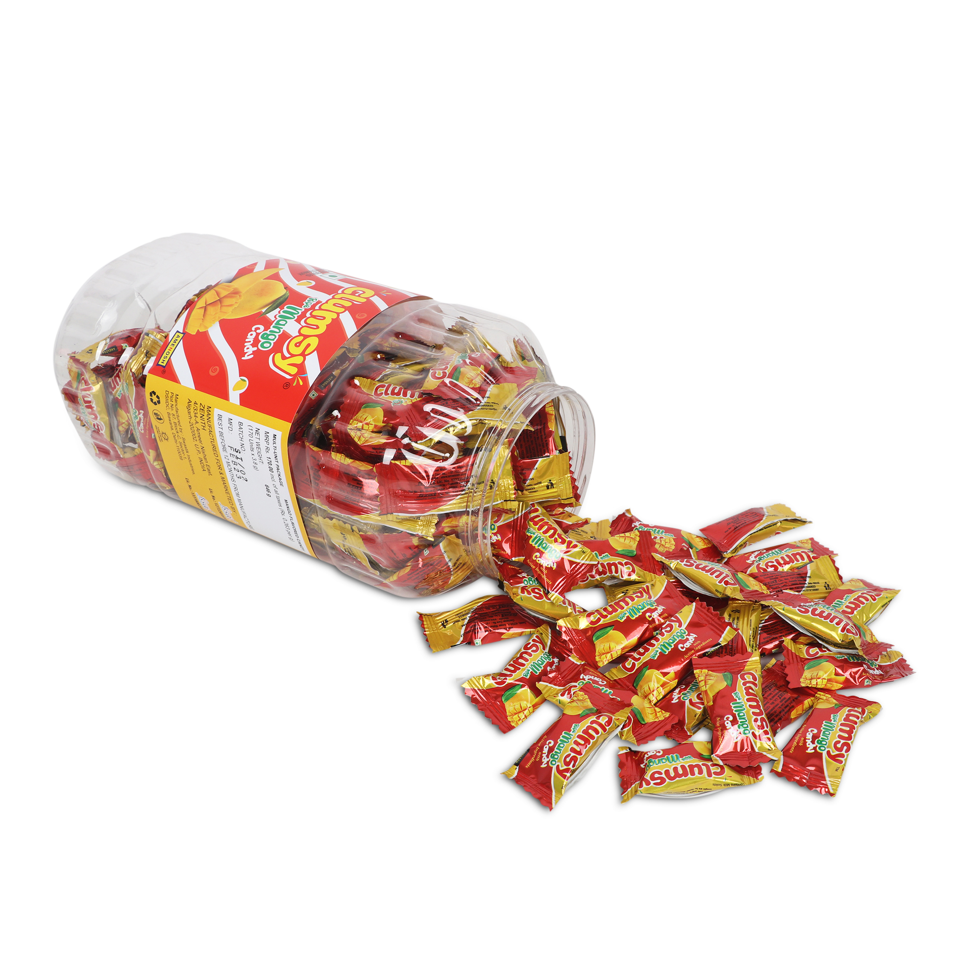Clumsy Ripe Mango Flavored Candy