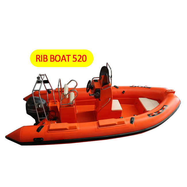 RIB boat Rigid inflatable boat Resuce boat 520cm 17ft