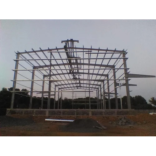 As Per Requirement Ms Structural Shed
