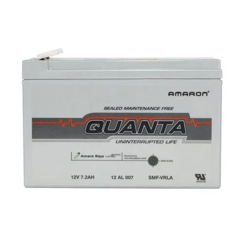 12Al007 7.2Ah Amaron Quanta Smf Battery Nominal Voltage: 12 Volt (V)