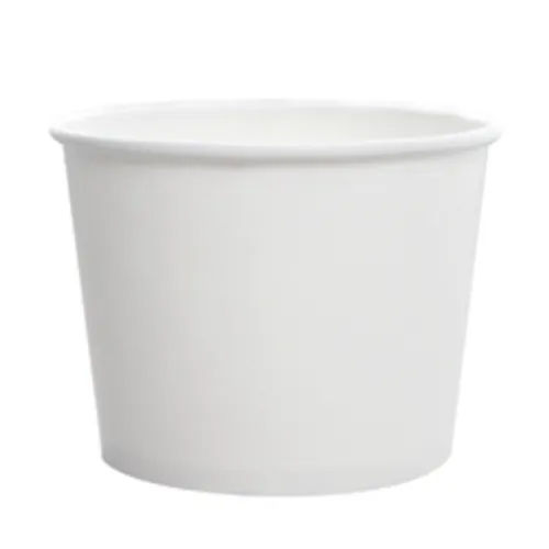 White Paper Soup Cup