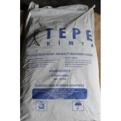 Calcium Oxide - Industrial Grade Powder 99.00% Purity | Rubber Industry Usage, Room Temperature Storage