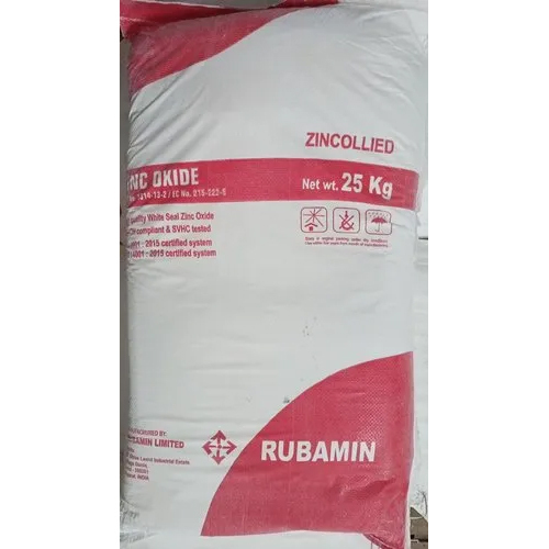 Zincollied (Rubamin Ltd) White Zinc Oxide Purity: 96-99%