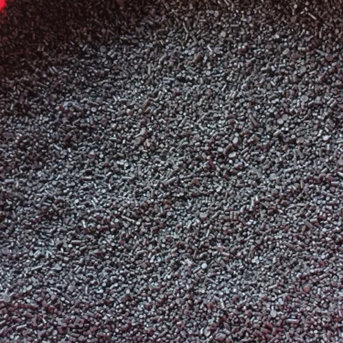 Black PVC Recycled Granule - Rigid Material, Polished Surface Treatment | Available in Various Colors for Industrial Use