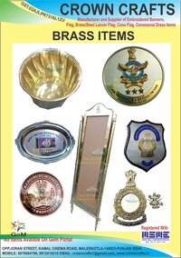 Bsf Brass Etching Momentos And Trophy - Color: As Per Customer