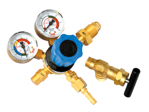 OXYGEN GAS REGULATOR SINGLE STATE