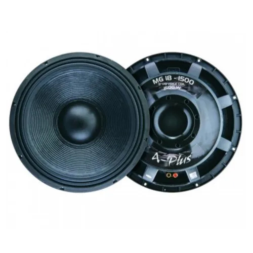 Black A Plus Mg 18-1500 Audio Subwoofer