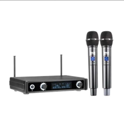 Black & Silver Awm-700U2 Pa Wireless Microphone