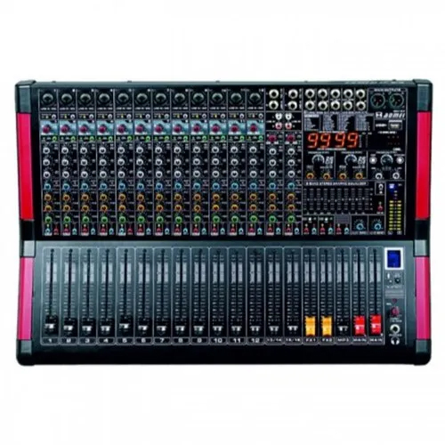 Black-pink Gm16p Dj Mixer