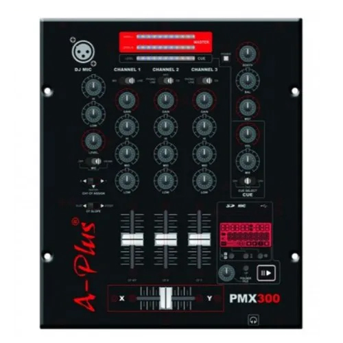 Black Pmx300 M Dj Mixer