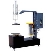 QPS-2500 Box Stretch Wrapping Machine - Metal, 220 Volt | Fully Automatic, Efficient Secure Wrapping for Palletized Goods