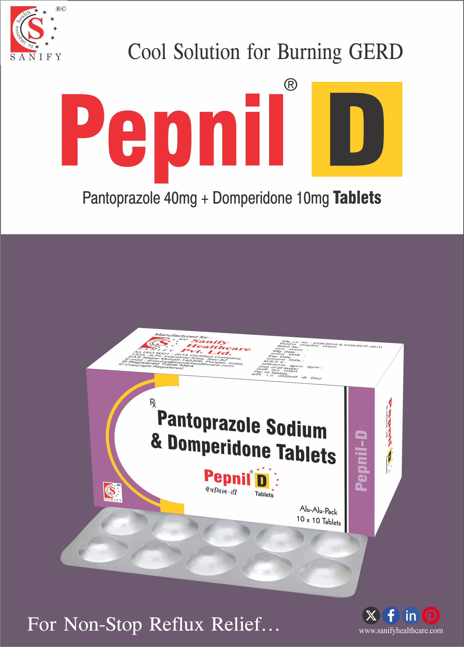 pcd in Gastro/antacid/antiemetic/antinlcerant