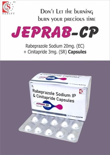 Rabeprazole Sodium 20 mg  Cinitapride 3 mg