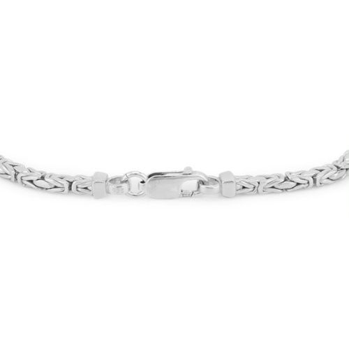 Handmade Byzantine Chain Silver Bracelet