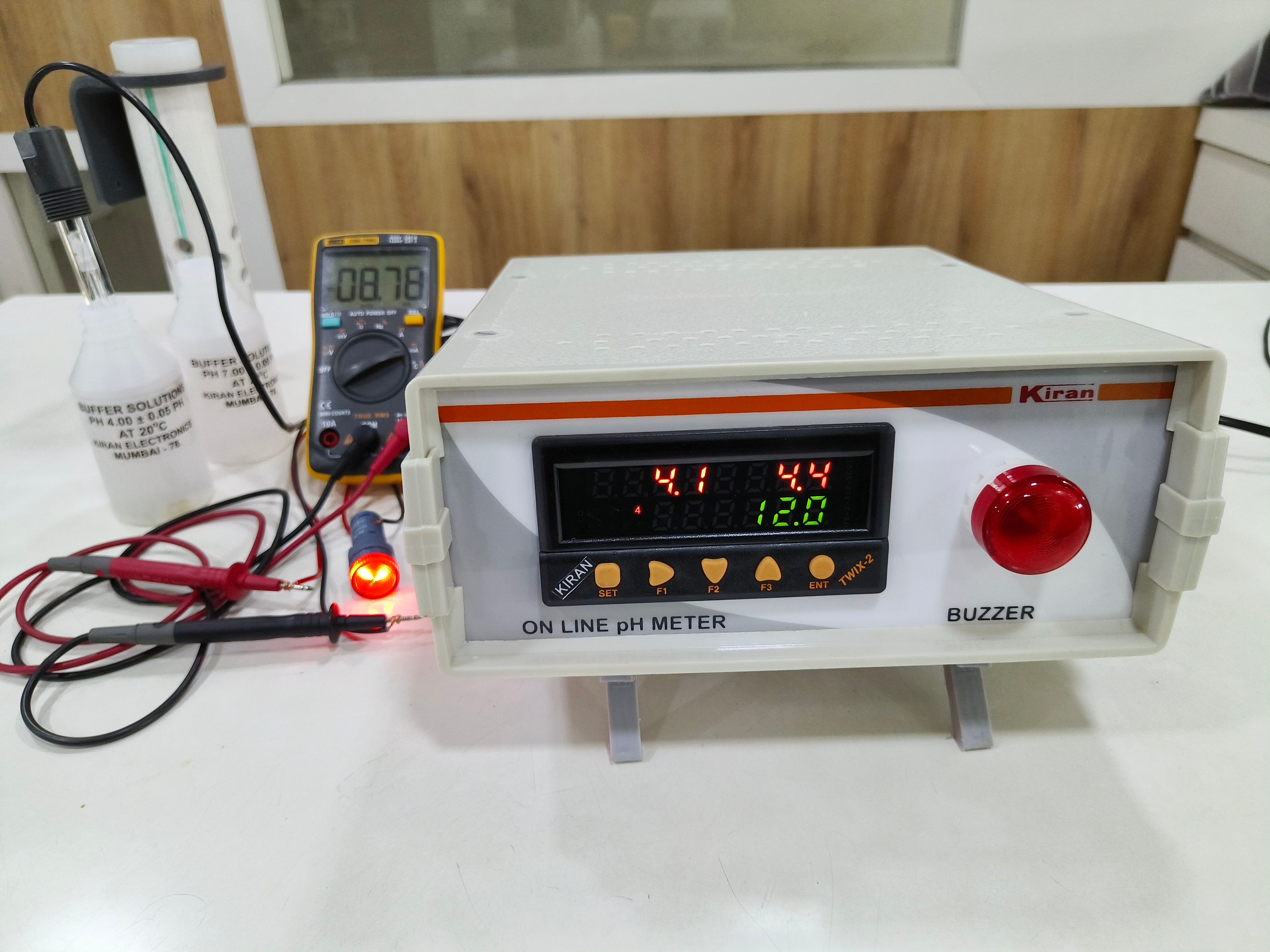 On Line pH Meter Plc Based