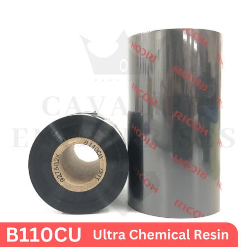 Ricoh B110cu Ultra Chemical Resin Ribbon Application: Printing Industry