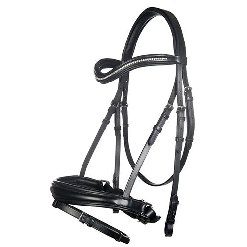 Top Quality Indian DD Leather Double Bridle with Nose band