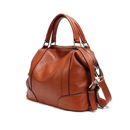 Plain Ladies Leather Bag With Adjustable Shoulder Straps at Best Price in  Lucknow | Lucknow Darbaar