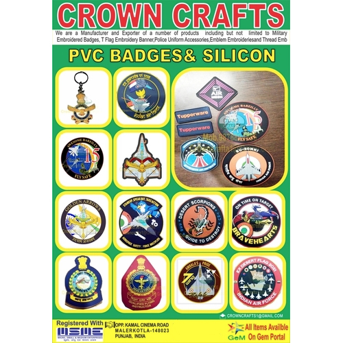 Hand embroidered fashion badges