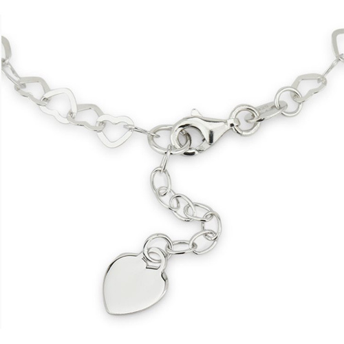 Open Heart Multi-Link Chain Bracelet