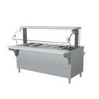 Hot Bain Marie With Sneeze Guard And Try Slide - Application: Commercial