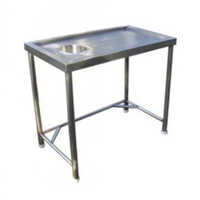 Dirty Dish Landing Table - Color: Silver