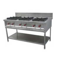 Three Burner Range - Features: Solid Construction