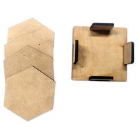 Yorkker MDF DIY Hexagon Coasters  Holder