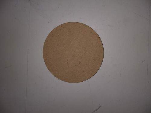 Yorkker MDF DIY Circle Coasters MDF Plain Wooden Coasters