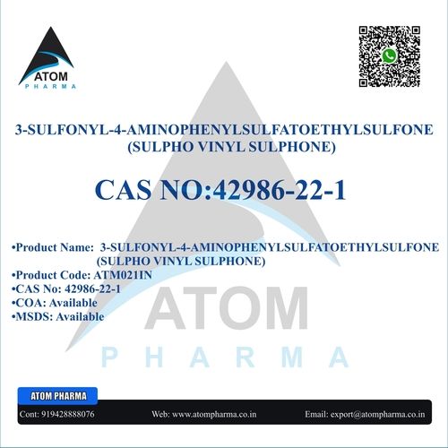 3-Sulfonyl-4-Aminophenylsulfatoethylsulfone (Sulpho Vinyl Sulphone) Cas No: 42986-22-1