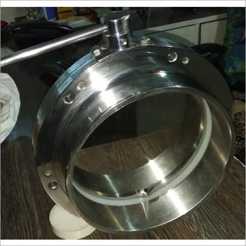 Silver Sandwitch Type Butterfly Valves