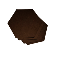 Yorkker MDF DIY Hexagon Coasters MDF Plain Wooden Coasters