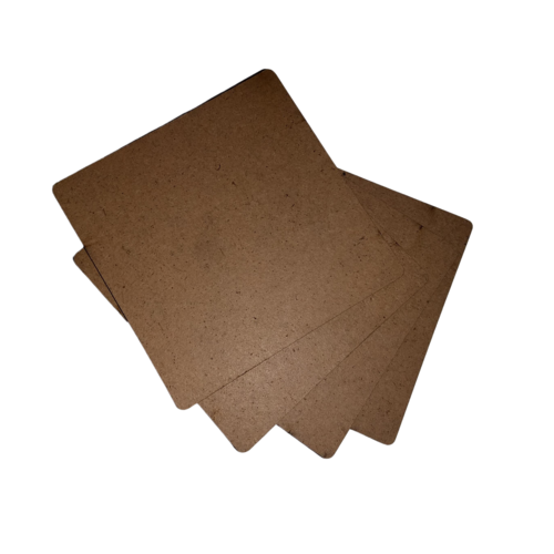 Yorkker MDF DIY Square Coasters MDF Plain Wooden Coasters