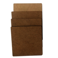 Yorkker MDF DIY Square Coasters MDF Plain Wooden Coasters