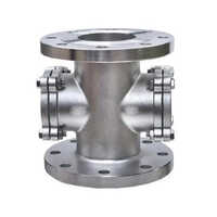 Double Window Sight Glass - Stainless Steel, 1-4 Inches Diameter, Silver, 180â°c High Pressure | Industrial Application, Warranty Included