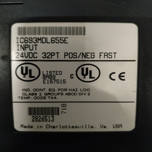 GE FANUC IC693MDL655E INPUT MODULE