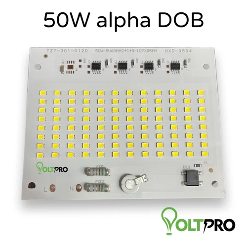 50W Alpha DOB - Aluminum Material, White Color, 50 Watt Voltage | Integrated Lighting Solution
