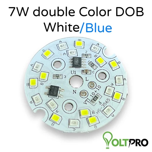 7W Color Changing DOB - Plastic Material, Blue Color | LED Lighting Feature