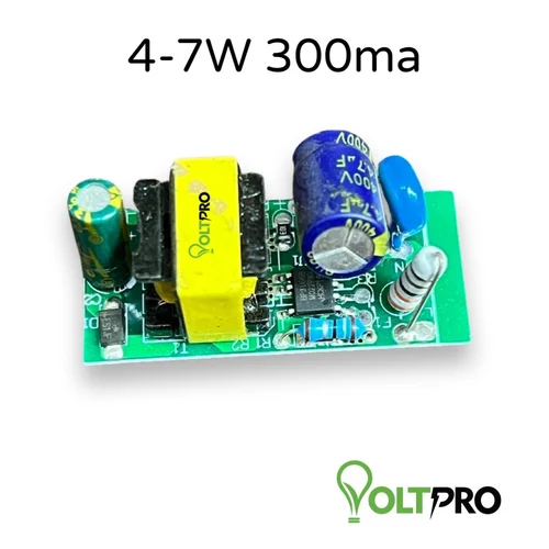 4-7W 300MA LED Driver - Green | Application: Electric, Power Supply: Yes, Size: Various Available, Usage: Electronics, Warranty: Yes
